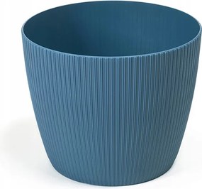 Virágtartó fedő műanyag dekoratív tengeri szín 16 cm