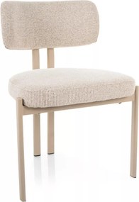 Misaki étkezőszék világosbézs/kasmír