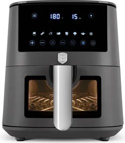 BerlingerHaus AirFryer átlátszó ablakkal (5 L) Antracit Collection BH/9711