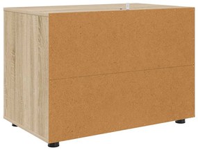 vidaXL Tárolószekrény Sonoma tölgy 80 x 48 x 57 cm Faanyag