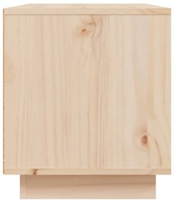 tömör fenyőfa TV-szekrény 80x35x40,5 cm