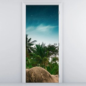Fotótapéta ajtóra - Pálmafák (95x205cm)