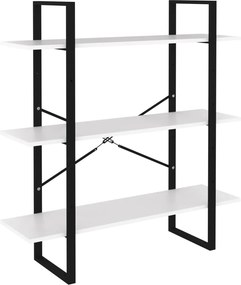 vidaXL fehér forgácslap könyvszekrény 100 x 30 x 105 cm