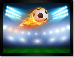 Poszterek keretben 40x30 Forró meccs Lángoló gally