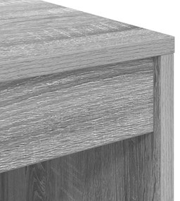 Íróasztal Szürke sonoma Forgácslap 60 x 50 x 76 cm Egyszerű