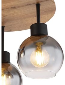 Globo 15656-3DR - Felületre szerelhető csillár  MOITAS 3xE27/40W/230V