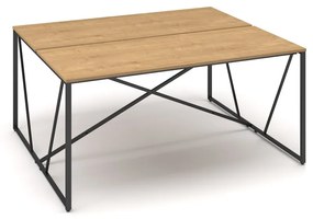 ProX asztal 158 x 137 cm, hamilton tölgy / grafit