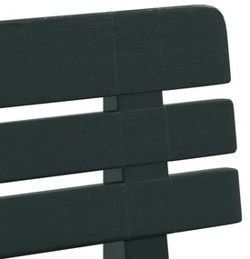 zöld polipropilén kerti pad 110 x 52 x 71 cm