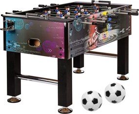 GamesPlanet® Csocsóasztal LEEDS Cyber 140 x 73 cm