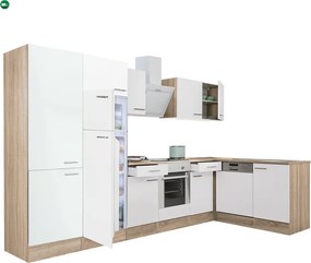 Yorki 340 sarok konyhabútor alsó sütős felülfagyasztós hűtős kivitelben