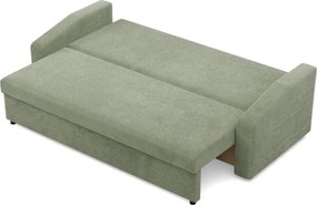 Zeus kanapéágy, kordbársony, bonell töltet, döntött kartámasz, zöld