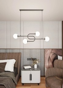 Emibig modern függeszték atria fehér fekete emi1383/4