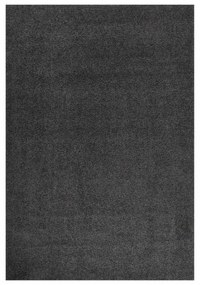Antracitszürke hosszú szálú bozontos szőnyeg 160 x 230 cm