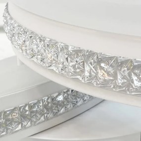 LED Dimmelhető felületre szerelhető csillár LED/110W/230V 3000-6500K + távirányítás