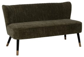 Zöld zsenília kanapé 134 cm Glam – Ixia