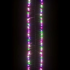 színes pasztell fényű fürtös PVC LED-szalag 2000 LED-del 17 m