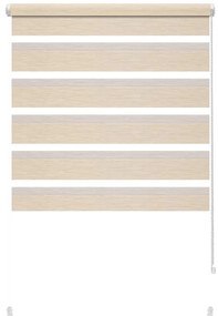 Krémszínű nappali-éjszakai roló 80x150 cm Zebra Silvalin – Gardinia