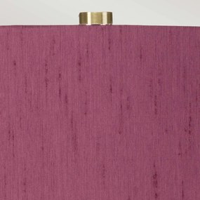 Elstead glamour klasszikus asztali lámpa isla fehér ibolya idős réz elsisla-ab-tl-purple
