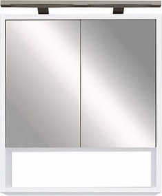 Luna 60 felső tükrös szekrény fehér