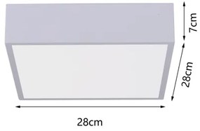 Immax NEO 07238L - LED dimmelhető mennyezeti lámpa CANTO 22W/230V fehér Tuya + t