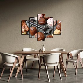 Csokoládé és a kulcs képe (150x105 cm)