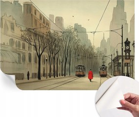 Öntapadós fotótapéta Konyha Mosható Városi szimmetria 104x70 cm