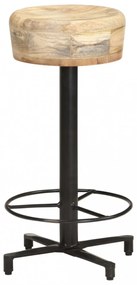 vidaXL 2 db tömör mangófa bárszék 66 cm