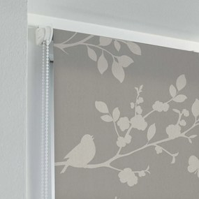 Világosbarna textil roló 120x180 cm Rossignol – douceur d'intérieur