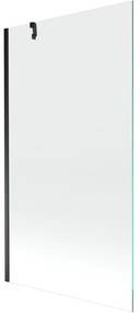 Mexen Next, kĂĄdparavĂĄn 1 szĂĄrny 100 x 150 cm, fix szĂĄrny, 6 mm ĂĄtlĂĄtszĂł ĂŒveg, fekete profil, 895-100-000-00-00-70