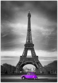 Poszter 70x100 Lila Citroen torony