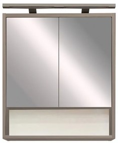 Luna 60 felső tükrös szekrény, Rauna szil