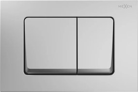 Mexen Fenix Air 10 XS pneumatikus öblítőgomb, matt króm - 6A1002