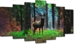 Festmények 140x80 Szarvas a mesés erdőben