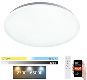 Brilagi - LED Dimmelhető mennyezeti lámpa SMART LED/24W/230V Wi-Fi Tuya + távirányító BRI001