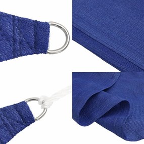kék négyszögletű HDPE napvitorla 160 g/m² 3x6 m
