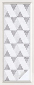 Konyhai Ablakfólia Adatvédelem Szürke háromszögek 50x146