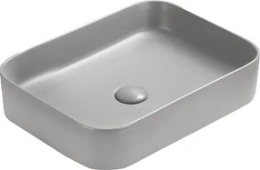 Mexen Vena 50 x 37 cm-es pultra ültethető mosdó, világosszürke matt - 22195061
