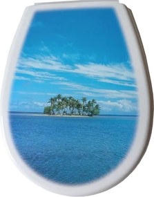 WC-ülőke Bisk Pálmasziget Univerzális Deszka Roca Cersanit Kerékhez