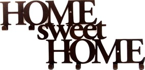 Előszobai akasztó "Home sweet Home" felirattal