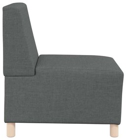 sötétszürke szövet kanapéfotel 55 cm