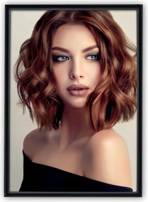 Fém képkeret 13x18 fekete elegáns portré