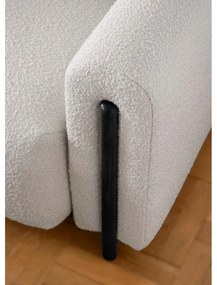 Szürkésbézs buklé kinyitható-tárolóhelyes kanapé 244 cm Arcadova – ELTAP