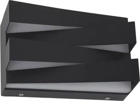 Searchlight 86410BK - LED fali lámpa SECTION LED/18W/230V fekete