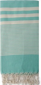 Hammam strand szauna törölköző 100x180 Hereke türkizkék