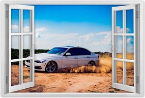 Poszterek 60x40 Bmw Drift a homokban