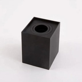 Ecolight Spot Mozgatható Fekete Négyzet GU10 35W 12,5cm