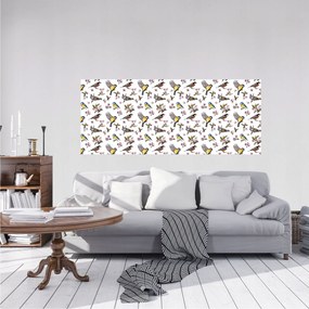 Flizelin fotótapéta Madarak és virágok Romantikus Tavasz 250x104 +ragasztó