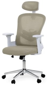 Bézs Hálós Irodai Szék, Hinta Mechanikával. KA-K2031 BGE