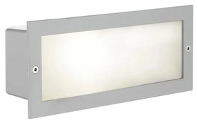 Eglo EGLO 88008 - Kültéri beépíthető lámpa ZIMBA 1xE27/60W ezüst/fehér IP44 EG88008
