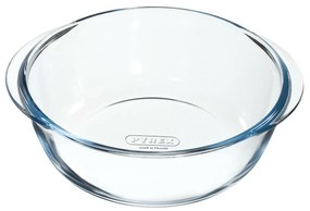 Pyrex üveg sütőedény kerek 2,3 l, 26 x 23 x 8 cm